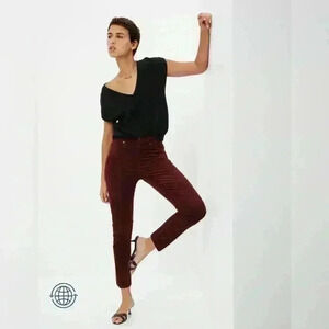 Vintage Gap Women’s 1969 Corduroy Burgundy Skinny Legging Jean Pants Preppy 27